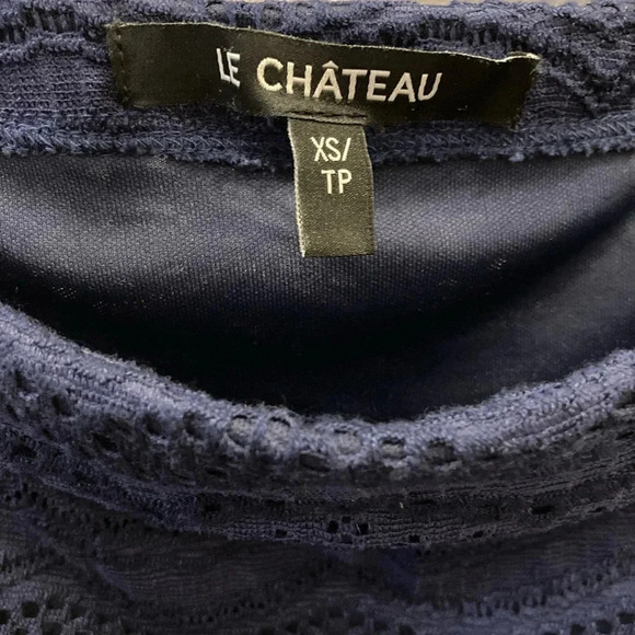 LE CHATEAU High-waist lace pencil skirt size XS - Picture 6 of 11